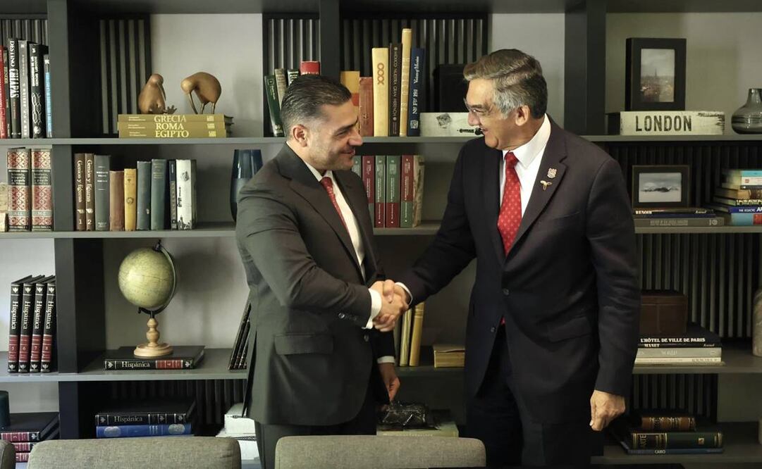 Omar García Harfuch y Americo Villarreal sostienen reunión 26 de noviembre de 2024 / Foto: Especial