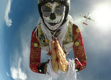 Combinan GoPro y Día de Muertos