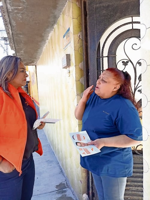 García Rico visitó a vecinos Foto Especial