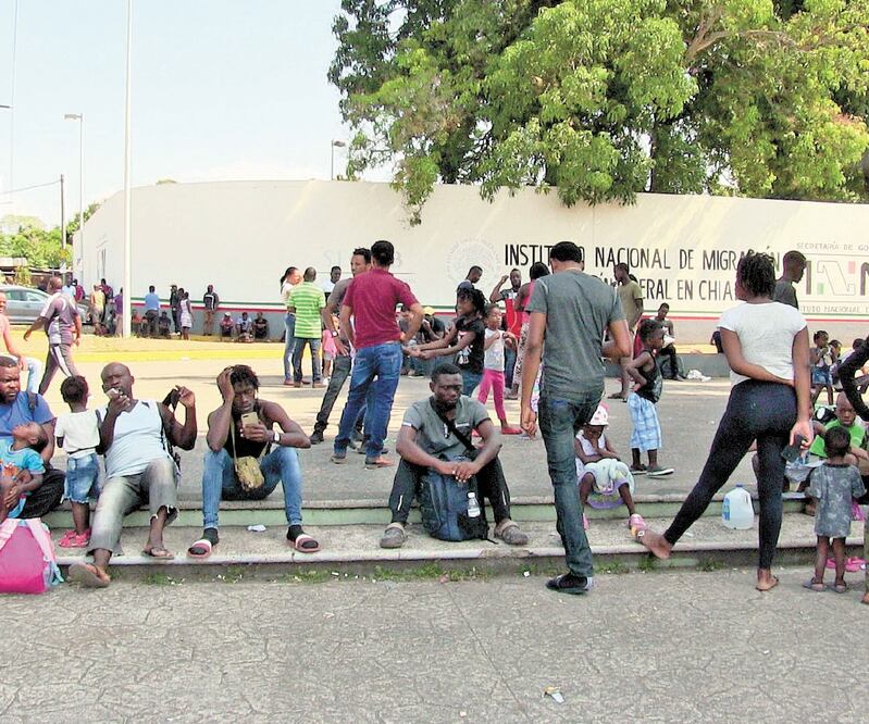 Estación Migratoria “Siglo XXI” en Tapachula, Chiapas. Foto: Archivo/EL UNIVERSAL