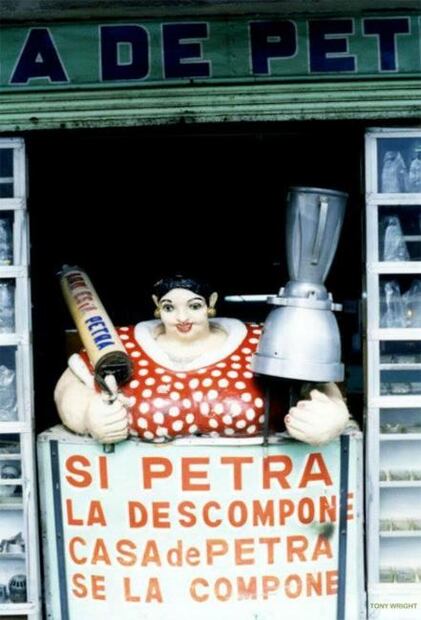 Petra, la famosa muñeca de la calzada San Antonio Abad