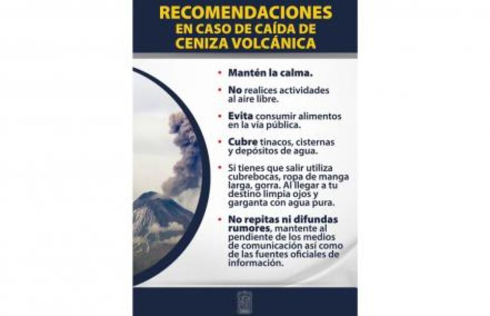 Reacondicionan rutas de evacuación para municipios aledaños al Popocatépetl