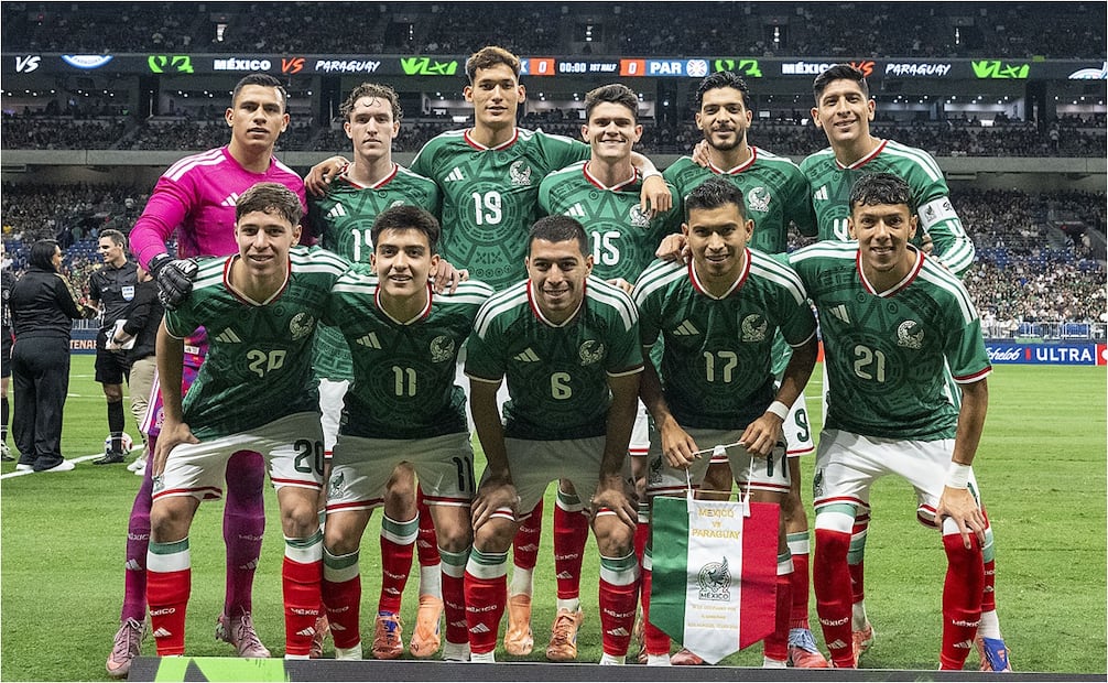 Selección Mexicana previo a su encuentro frente a Paraguay. FOTO: IMAGO7
