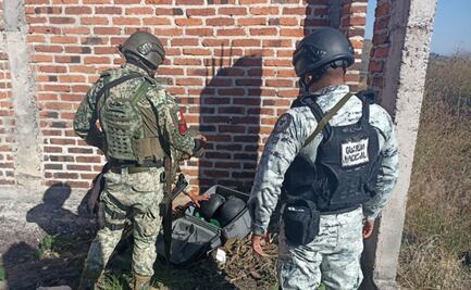 Avanzan acciones del Plan Michoacán; detienen a 7 con equipo táctico, explosivos y drogas