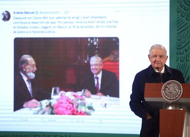 AMLO responde a crítica de López-Dóriga por uso de “vajilla buena” en desayuno con Carlos Slim