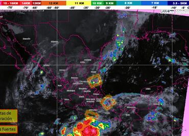 Frente frío 2 dejará tormentas y bajas temperaturas en estados del noreste