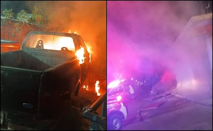 Reportan ataques incendiarios en Palmar de Bravo, Puebla; queman dos vehículos y la fachada de una vivienda