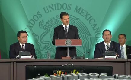 Defiende Peña Nieto propuesta de mando único policial