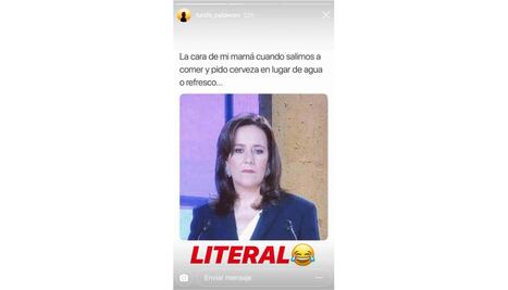 Hijo de Calderón hace meme de su mamá Margarita
