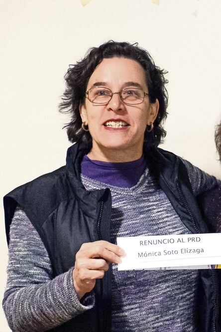 Apoyan proyecto. Mónica Soto Elízaga, ex perredista dijo que defenderán la agenda feminista y la de la diversidad sexual (CUARTOSCURO)