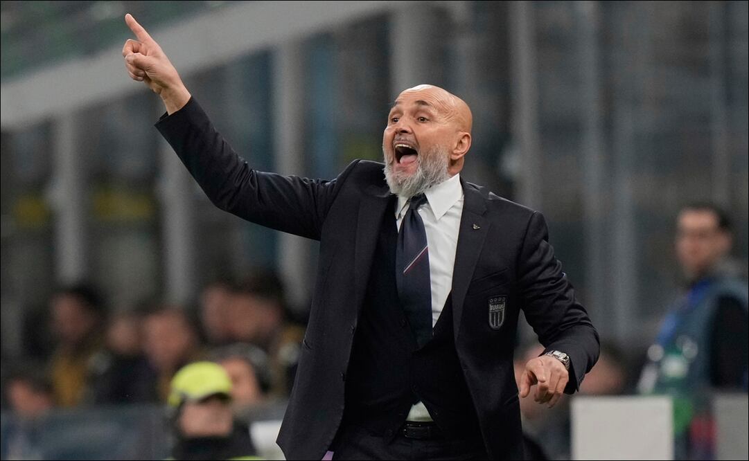 Luciano Spalletti da indicaciones durante un partido. FOTO: AP
