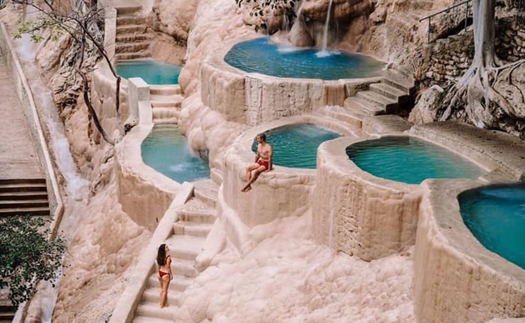 Grutas de Tolantongo es un parque acuático del estado de Hidalgo. Foto: Facebook Grutas Tolantongo