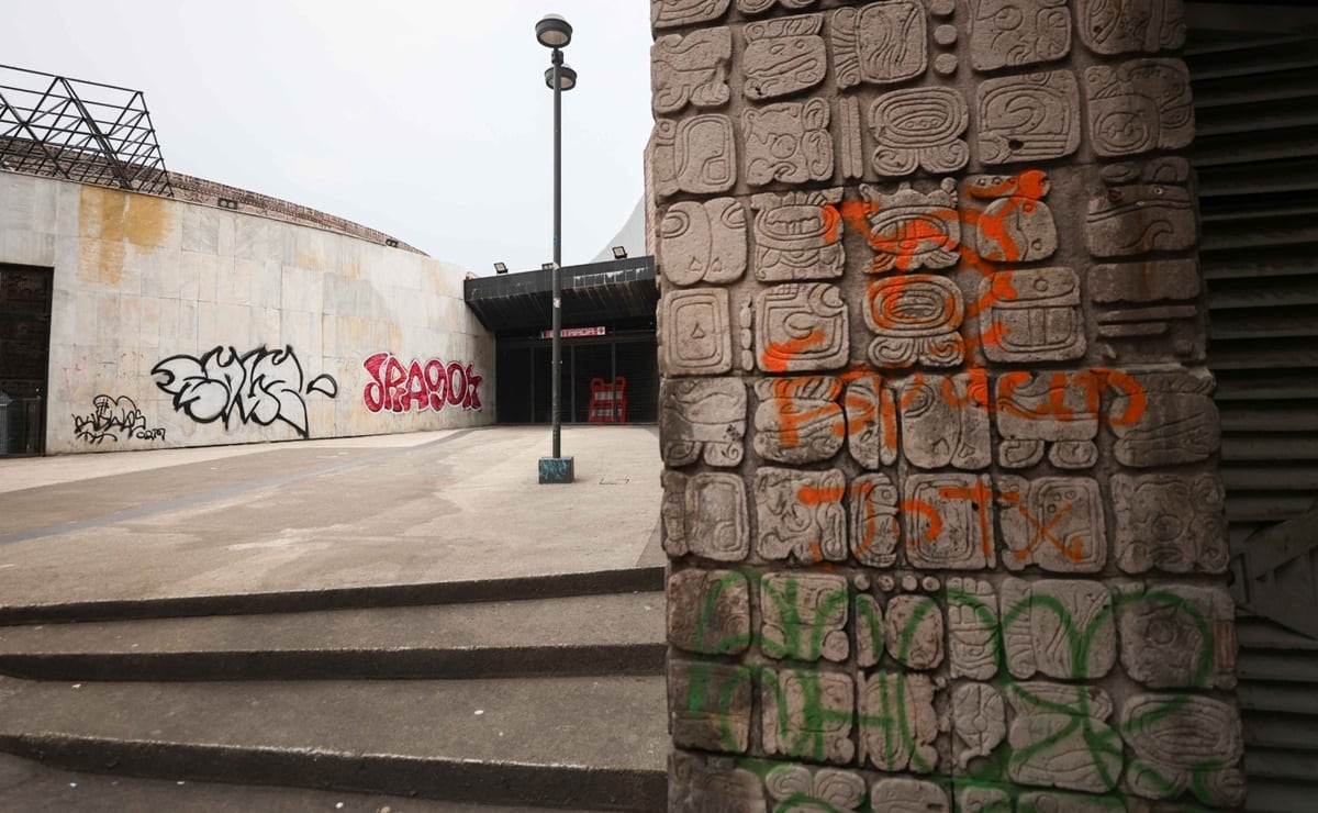 Así luce la Glorieta de Insurgentes tras la intervención del gobierno para recuperar el espacio público. Foto: Diego Simón