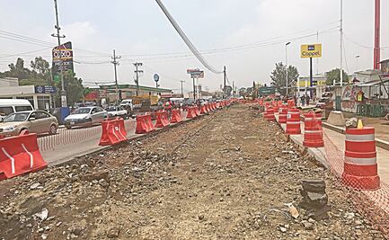 Avanzan obras del Trolebús en Chalco