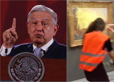 AMLO "toca madera" para que ecologistas no ataquen obras de arte en México