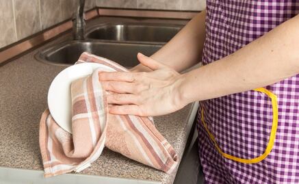 Cómo desinfectar los trapos de la cocina