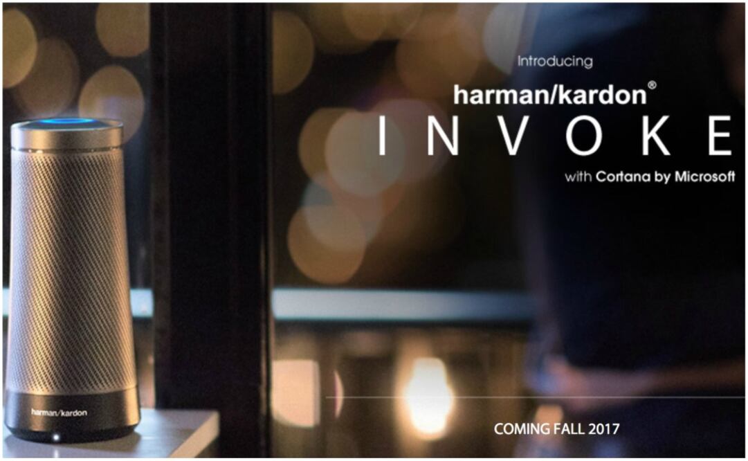 El aparato tendrá incorporado el sistema de asistencia inteligente de la compañía, llamado Cortana 