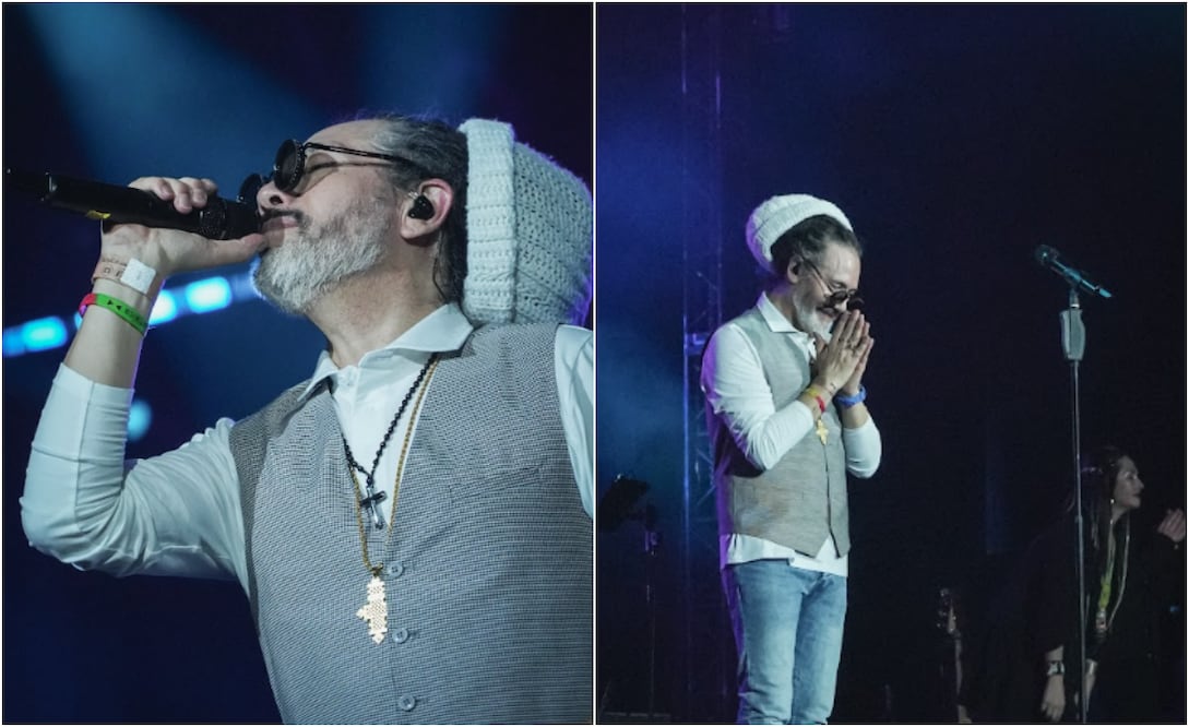 Quique Neira cantando con Gondwana en su concierto en el Auditorio Nacional, el martes 22 de septiembre de 2026.
Fotos: PRODUBZION / MUNTU MX, cortesía