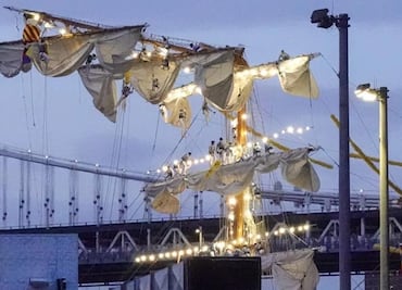 Buque escuela Cuauhtémoc “iba en dirección equivocada”, dice funcionario a CNN; se investiga rol de remolque