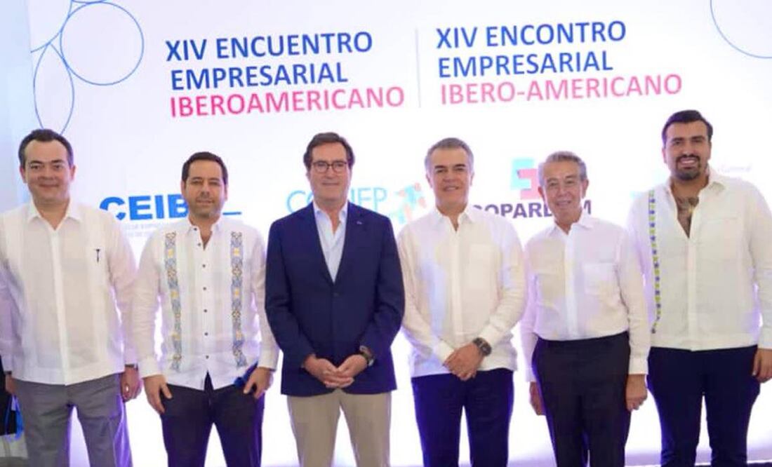 México presente en el XIV Encuentro Empresarial Iberoamericano, celebrado en el marco de la XXVIII Cumbre Iberoamericana. Foto: Twitter @fcervantes5
