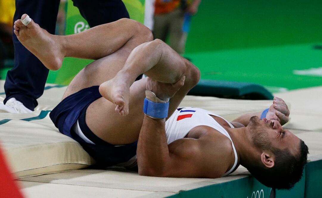 Foto: AP/Gimnasta francés sufre fractura en Río 2016