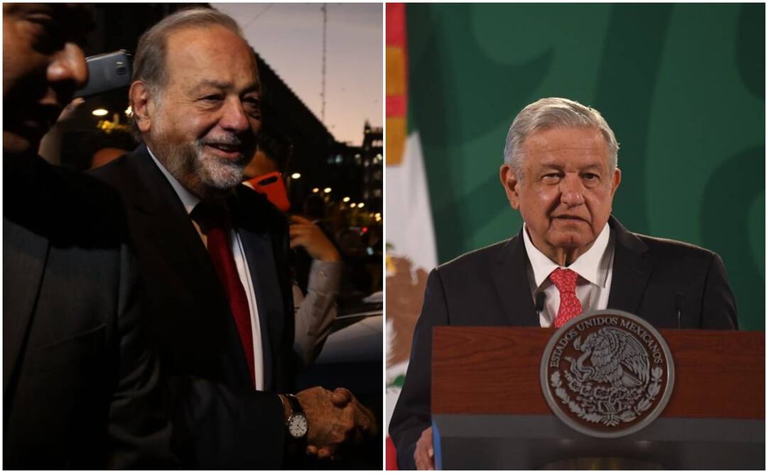 Carlos Slim y el presidente, AMLO