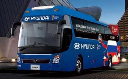 Aficionados decidirán lemas de autobuses en Rusia 2018