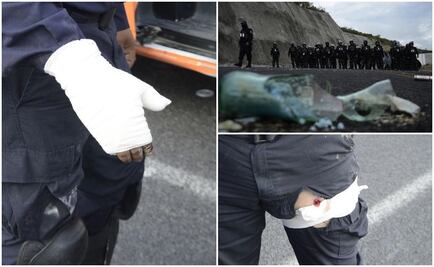 Reportan 11 policías lesionados en Tixtla