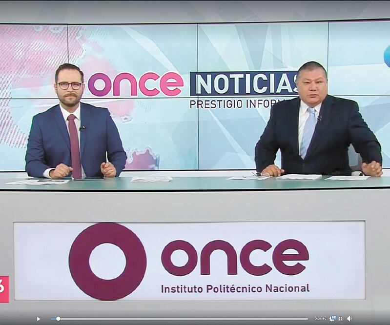 Alejandro García y Miguel de la Cruz sustituyeron a Guadalupe Contreras en Once Noticias. Especial