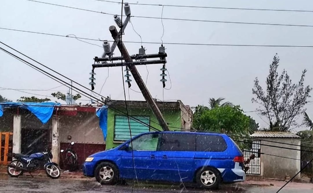 Los municipios de Celestún y Dzilam de Bravo en Yucatán, son los que más daños sufrieron por la presencia del frente frío número 31 que ingresó el domingo pasado (FOTO: CUAUHTÉMOC MORENO CABRERA)