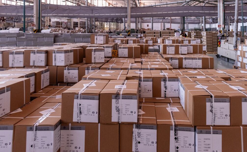 Boletas electorales Foto: Segob