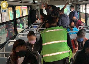 En 8 meses, detienen a 419 por robo en transporte público en la CDMX