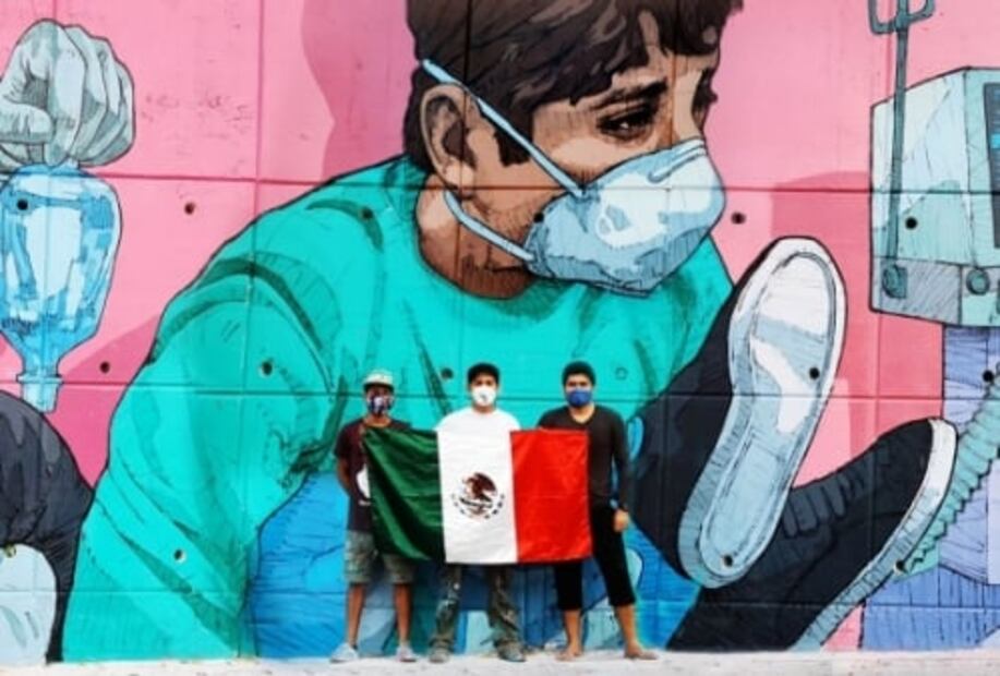 Médicos y enfermeras, inspiración de artistas en Guerrero