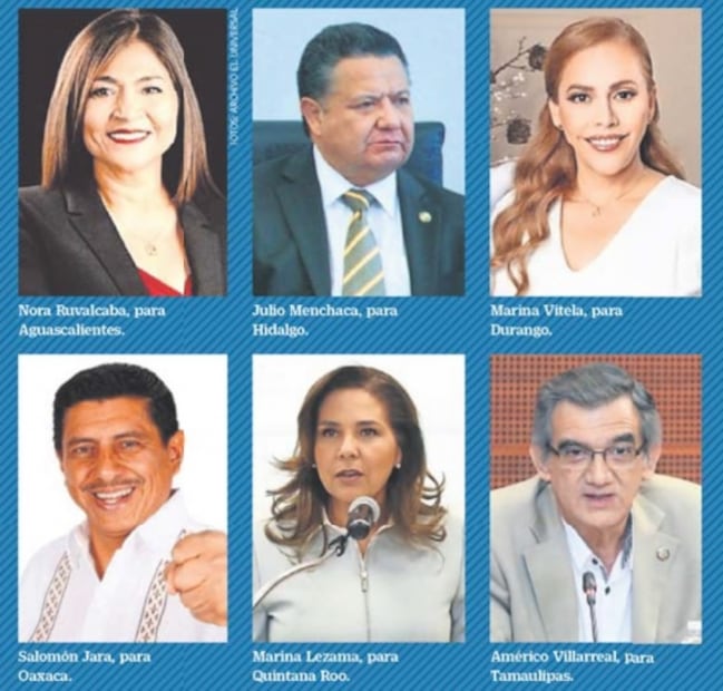 Morena define a sus aspirantes para gobernar en seis estados
