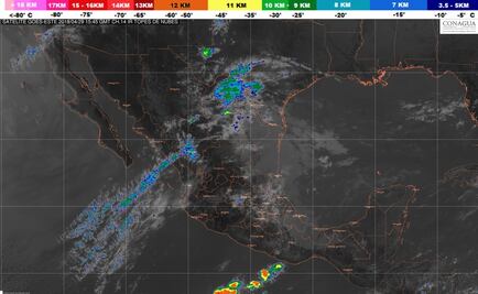 Domingo lluvioso y con temperaturas altas en todo el territorio nacional