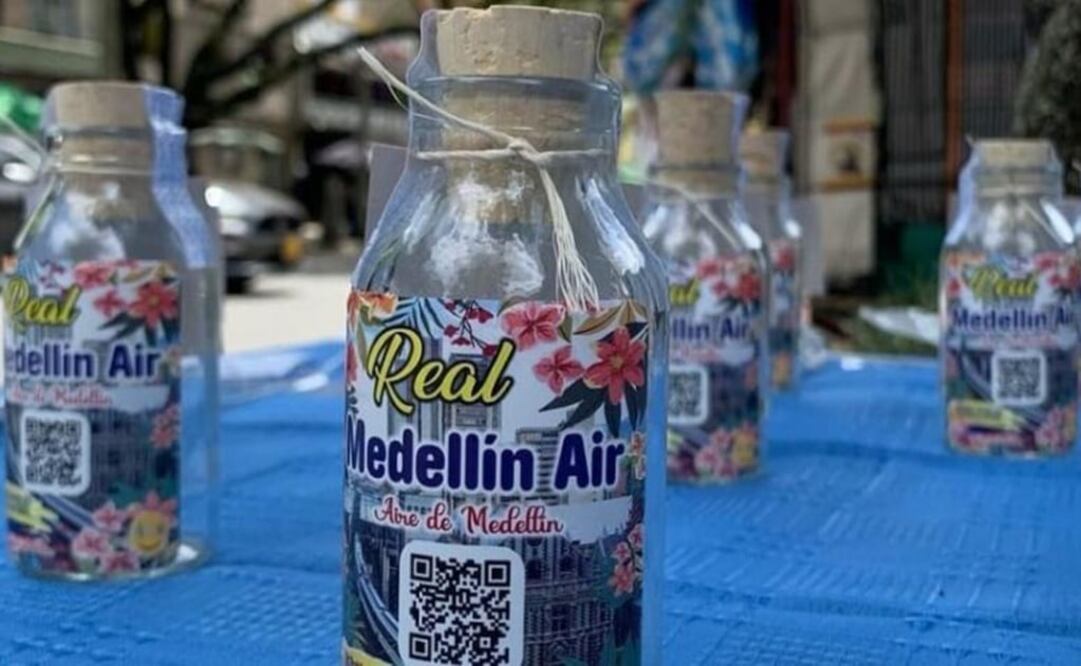 Medellín Air, así se denomina la empresa que vende este aire. FOTO: Cortesía: Medellín Air