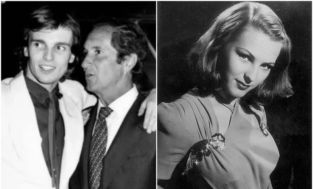 Miguel Bosé con su padre, el torero Luis Miguel Dominguín, de quien estuvo enamorada Miroslava Stern. Foto: Instagram miguelbose/Fototeca EL UNIVERSAL.