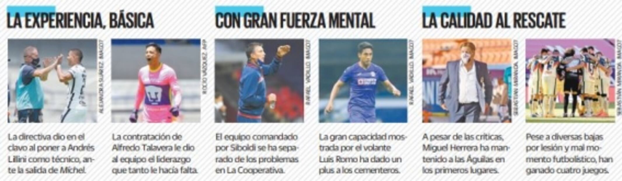 Las razones del dominio de Cruz Azul, Pumas y América
