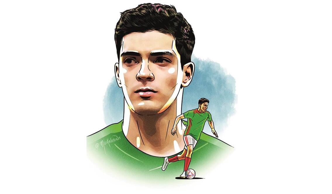 Raúl Jiménez.Ilustración