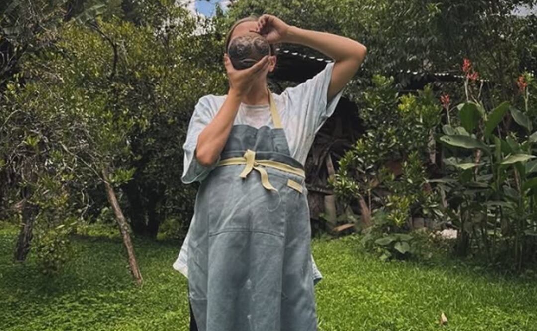 Natalia Lafourcade comparte con sus seguidores en redes momentos de su embarazo.