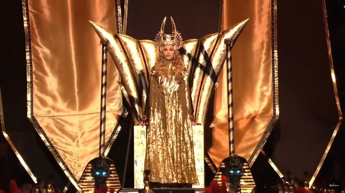 Madonna en el Super Bowl XLVI.