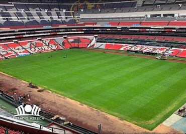 Listo el pasto del Estadio Azteca para recibir a la NFL