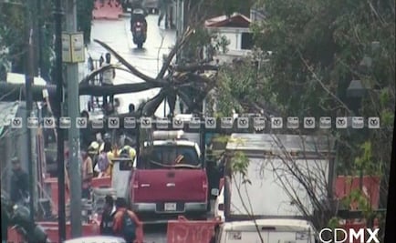 Reportan accidentes viales y fallas en semáforos por lluvias