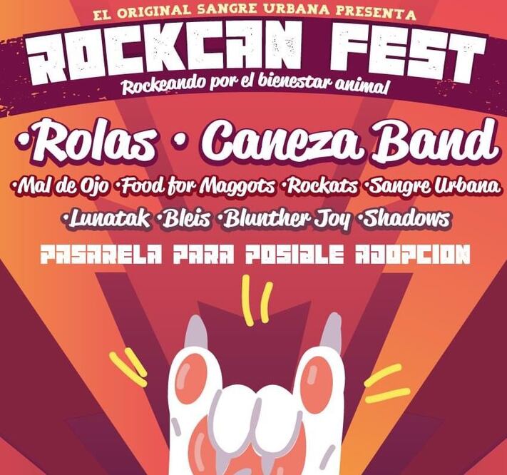 Sábado 18 de mayo se realizará "Rockan Fest" una iniciativa para los animales de situación de calle en Tultepec, Edomex.
