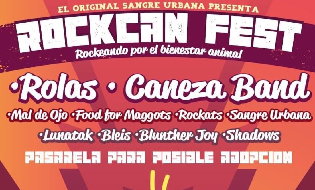 Sábado 18 de mayo se realizará "Rockan Fest" una iniciativa para los animales de situación de calle en Tultepec, Edomex.