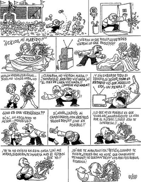 Quino, el creador de Mafalda y gran crítico del futbol