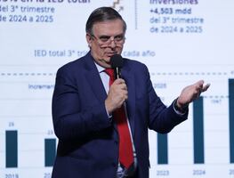 Ebrard anuncia récord de inversión extranjera; destaca fortalecimiento internacional y confianza ante inversionistas