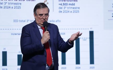 Ebrard anuncia récord de inversión extranjera; destaca fortalecimiento internacional y confianza ante inversionistas