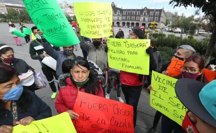 Vecinos protestan por operación de gasera cerca de zona habitacional en Toluca