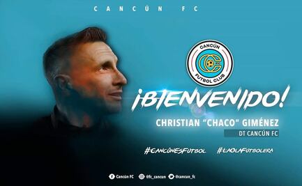 Chaco Giménez, nuevo director técnico del Cancún FC